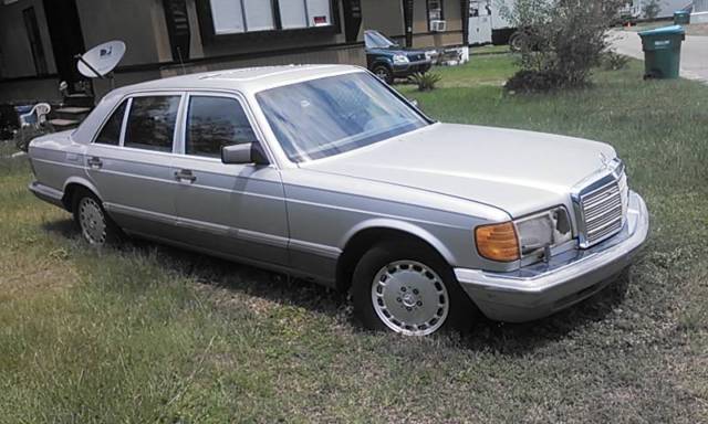 vintage 1991 mercedes benz 420sel antique collectible clean title needs work