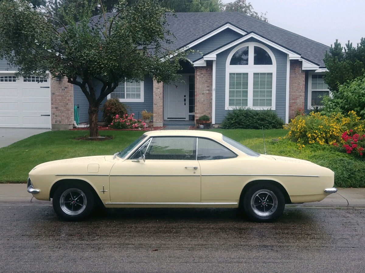1967 chevrolet corvair yellow monza 110 coupe *montana survivor*