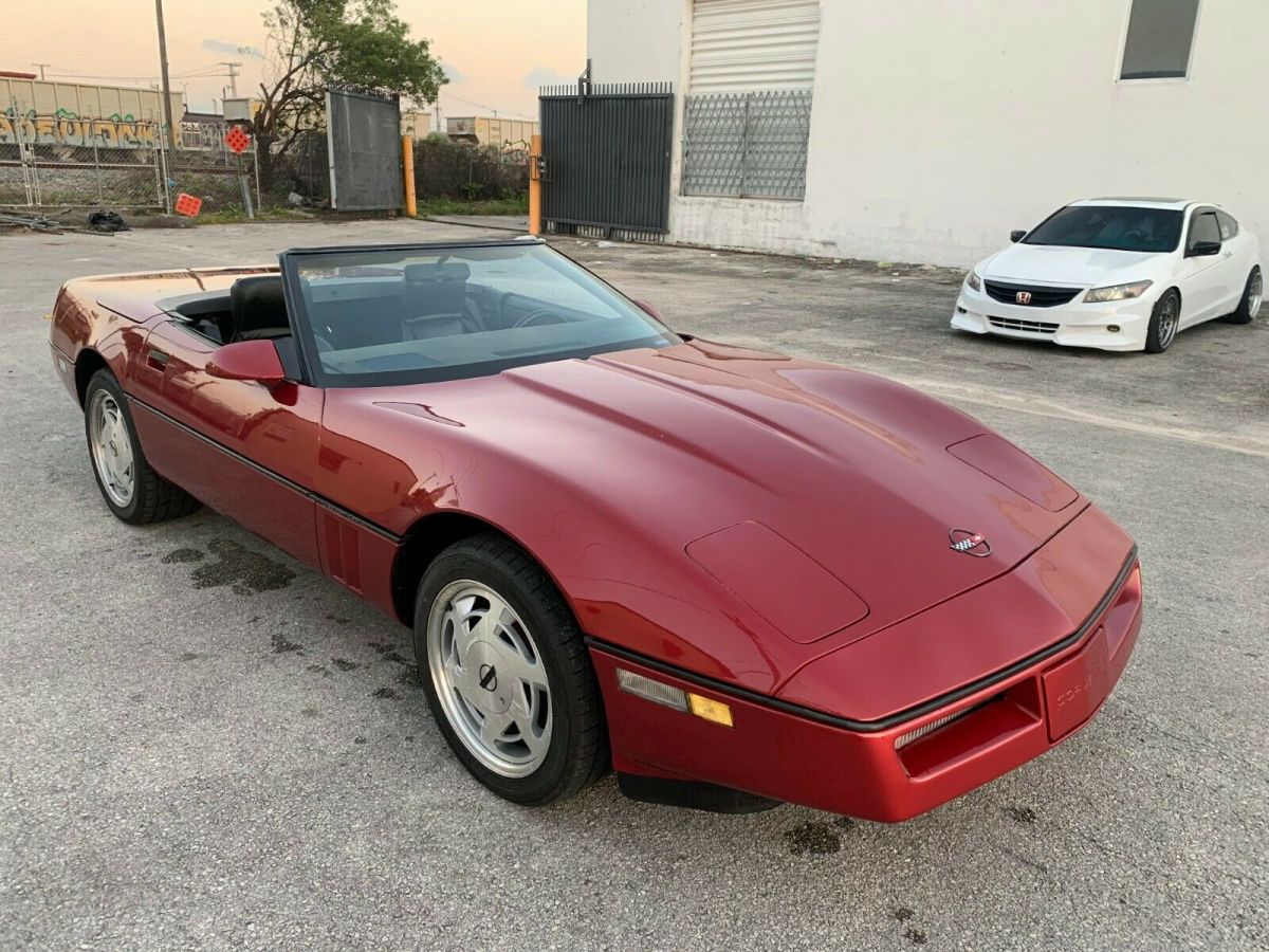 1989 corvette convertible 6-spd, no reserve