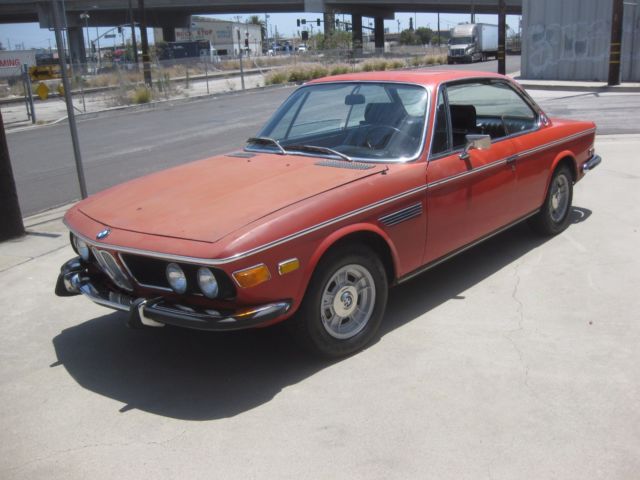 '73 bmw 3.0cs e9 blue plate socal car s/r ac 4spd / xlnt project/driver