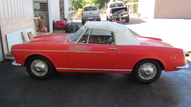 1962 fiat 1200 spyder roadster convertible vetture especiali, totally rust free!