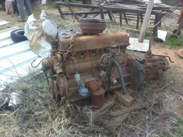 1956 bd-240 international harvester complete engine & transmission