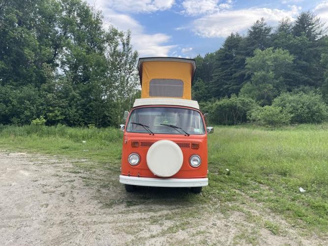 1975 volkswagen type 2 westfalia campmobile in saint johnsbury, vermont