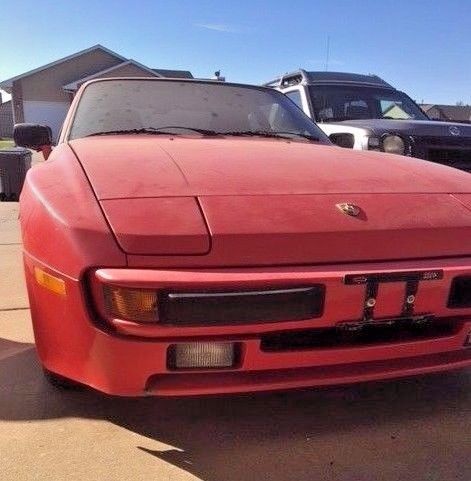 1985 porsche 944 barn find red not running