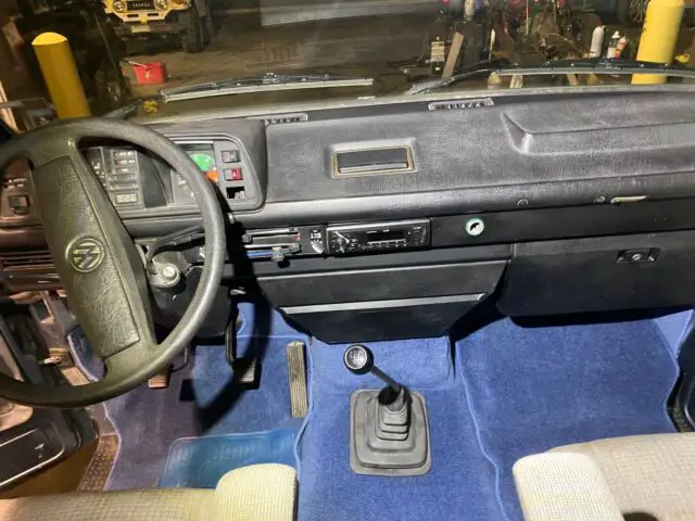 1987 volkswagen vanagon van blue rwd manual campmobile