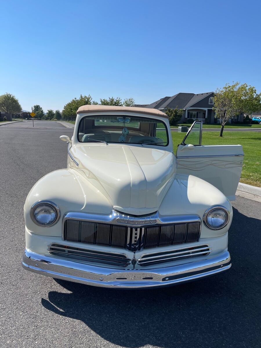 1948 mercury custom convertible brown rwd automatic chrome