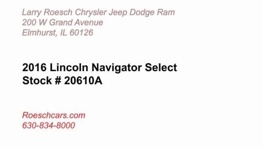 2016 lincoln navigator select