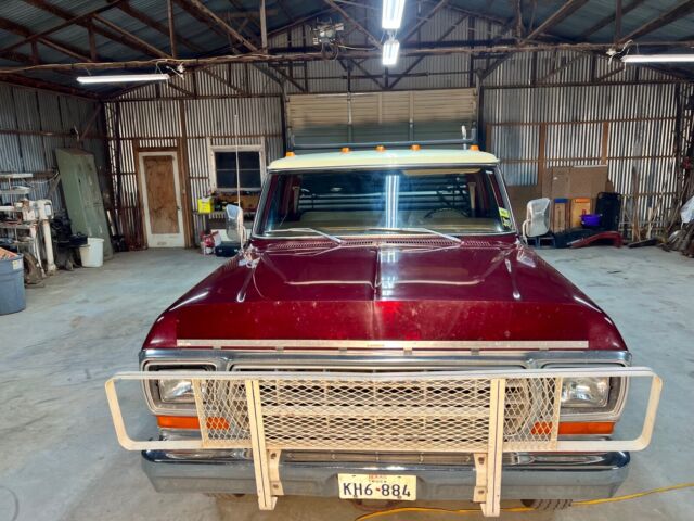 1979 ford f-series pickup red rwd automatic ranger xlt f-350