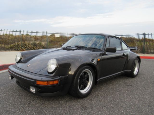 1983 porsche 930 turbo rare *paint to sample black schwarz metallic* 48k miles