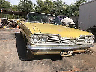 1962 pontiac tempest convertible project car 195 trophy eng 3-speed auto 32k mi