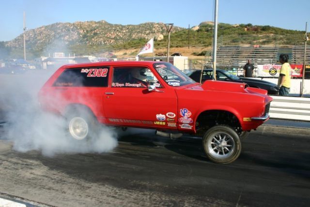 1971 chevy vega wagon, chevy vega gasser, drag racing