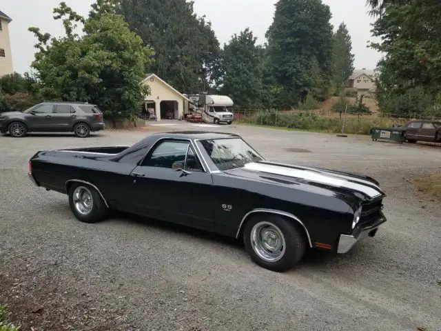 restored 1970 chevrolet el camino ss 454 corvette ralley wheels air tilt & more