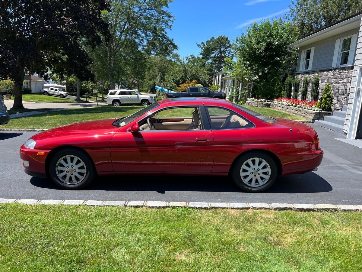 1992 lexus sc coupe red rwd automatic 400