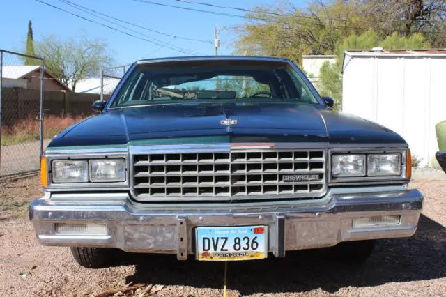 1982 chevrolet caprice classic sedan 4 door