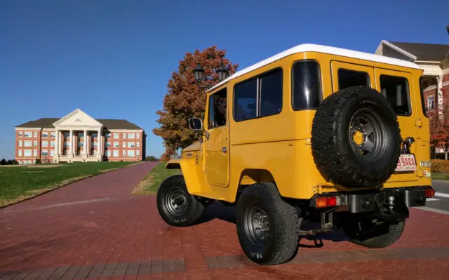 1977 toyota landcruiser fj40 mustard yellow 77 land cruiser fj 40