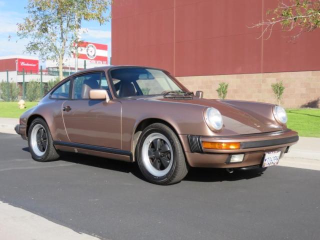 1988 porsche 911 carrera 2dr coupe 77000 miles nouget brown coupe 3.2l h6 manual