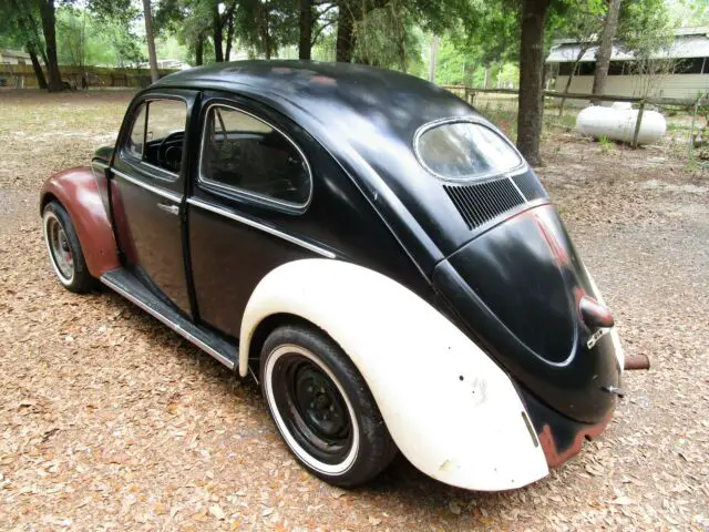 1957 volkswagen beetle oval vw bug kafer not split garage barn find no reserve