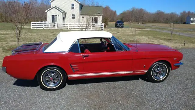 1966 ford mustang gt convertible 4 speed pony interior rotisserie restored