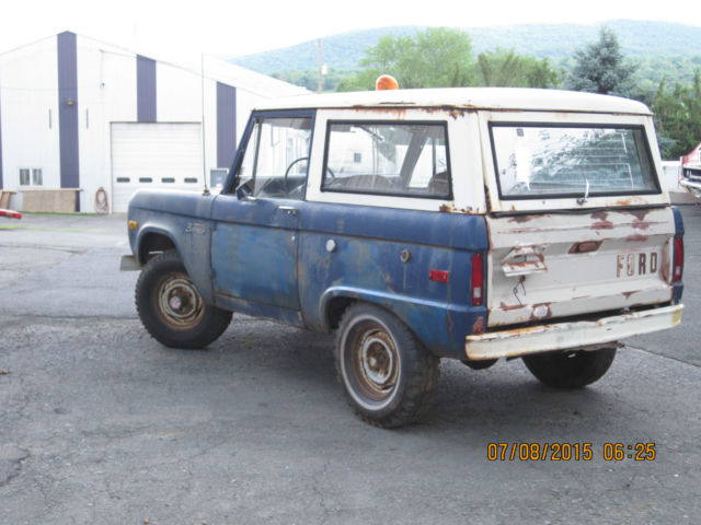 1974 ford bronco 4x4 3speed 302 v8 clear title project