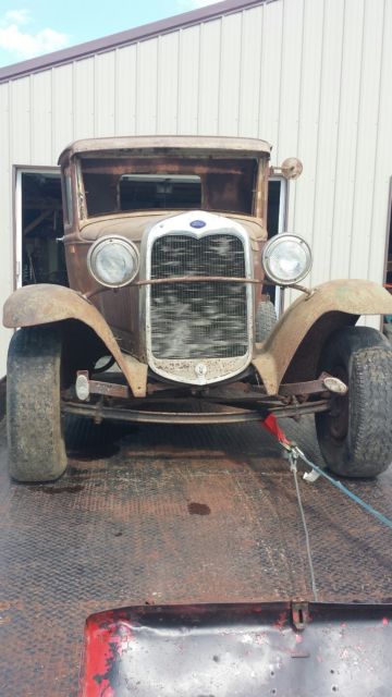 1931 ford model a pick up project with title. hot rod, rat rod, or restore