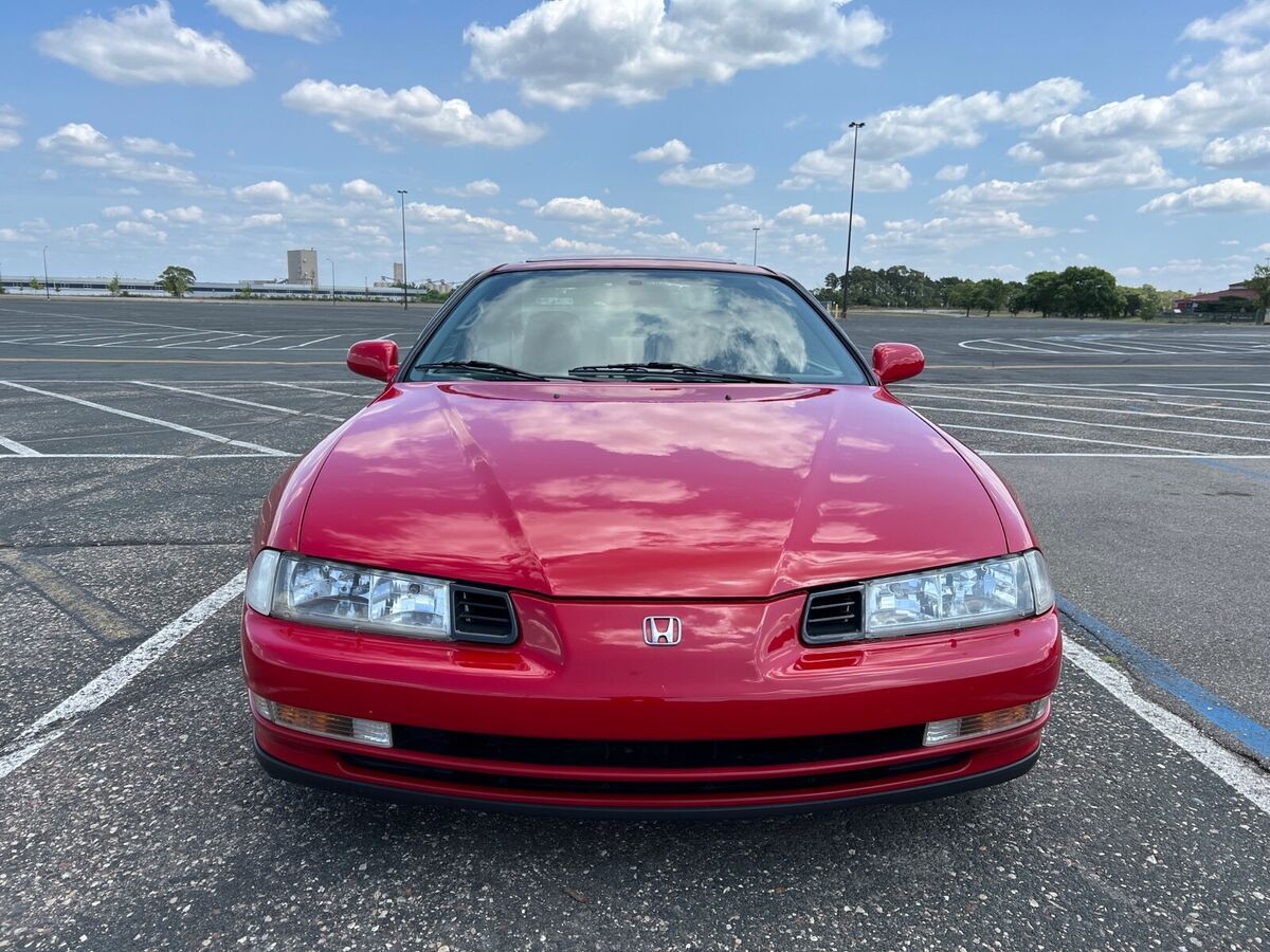 1994 honda prelude coupe red fwd manual si