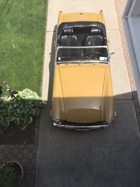 1973 mg midget 69,000 miles owesome chrome bumper car show ready