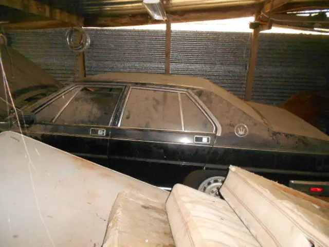 1985 maserati quatroporte barn find for parts or restore