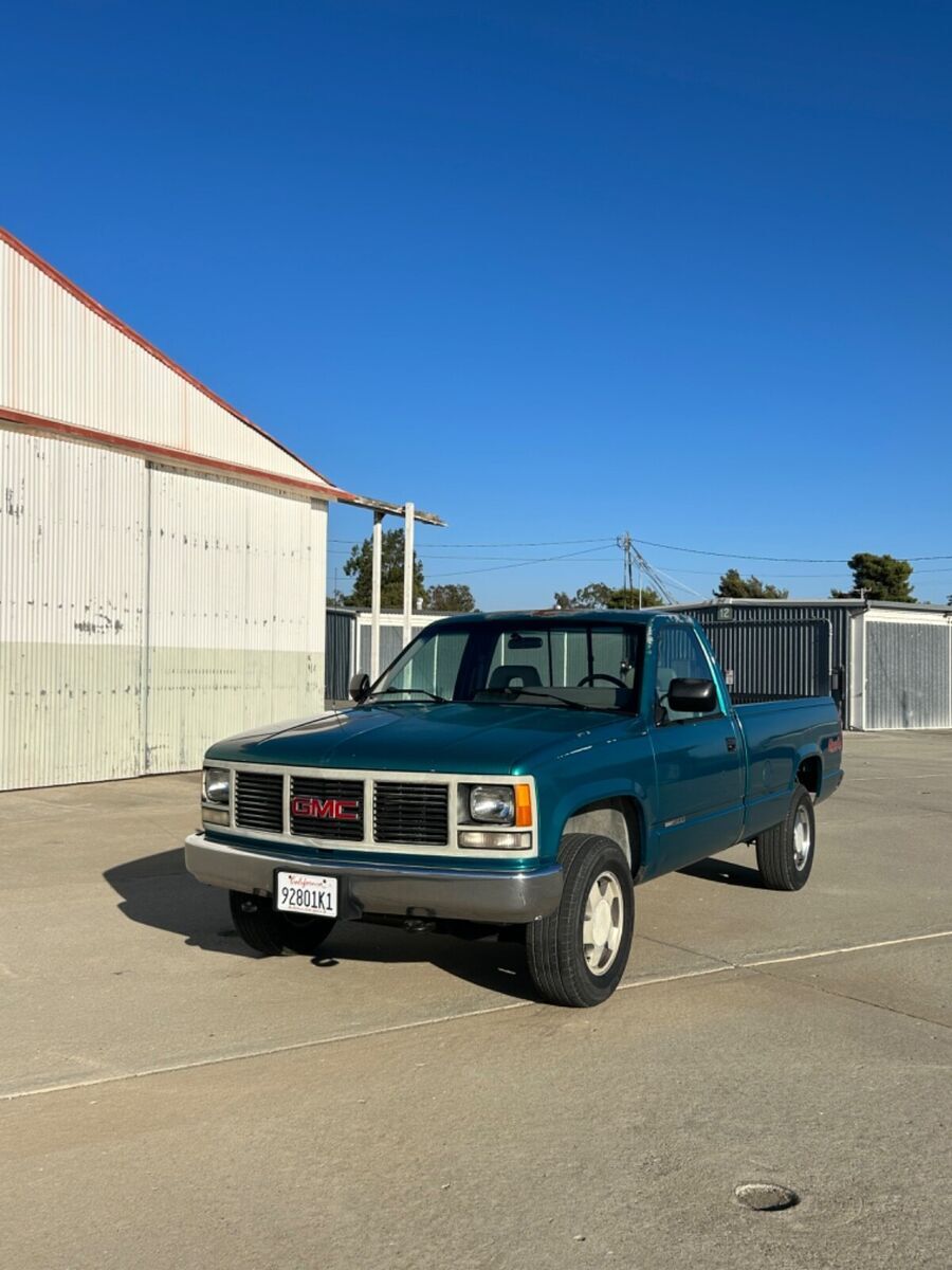 1993 gmc sierra 1500 regular cab long bed fleet side 4x4 k1500 c/k