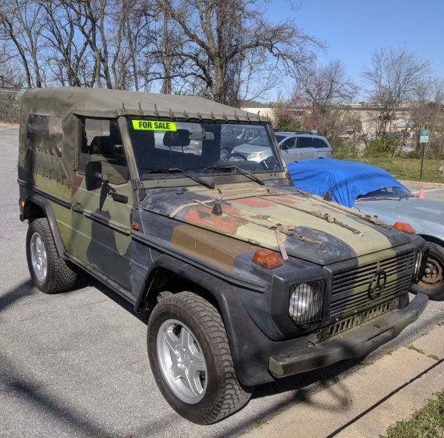 convertible mercedes g-wagon rare!