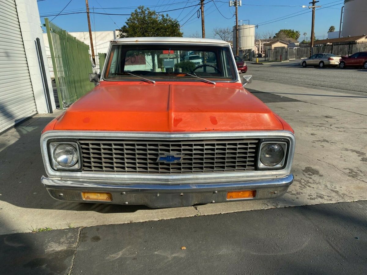 rare loaded 1972 c10 cheyenne super swb - 350 v8 short bed barn find chevy