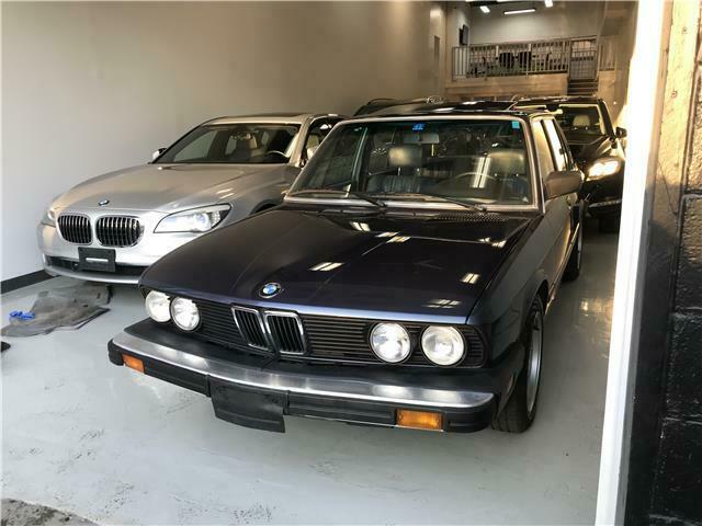 1985 bmw 535i 187,000 miles blue straight 6 cylinder engine 3.5l/209 manual