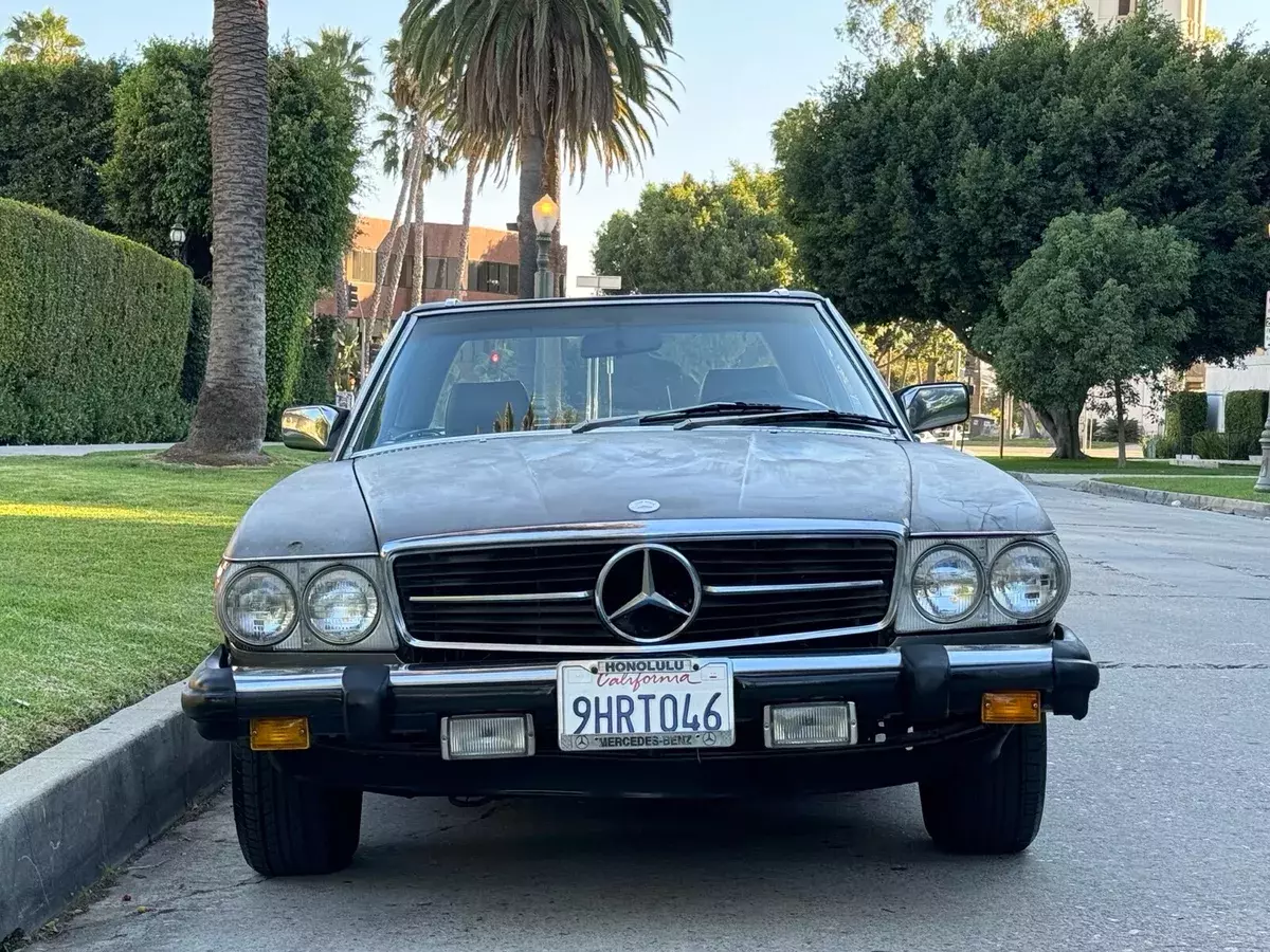 1985 mercedes-benz 380sl convertible grey sl