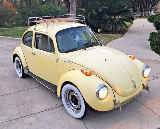 1973 vw super beetle 1600cc runs great clean socal car. 50k miles many new parts