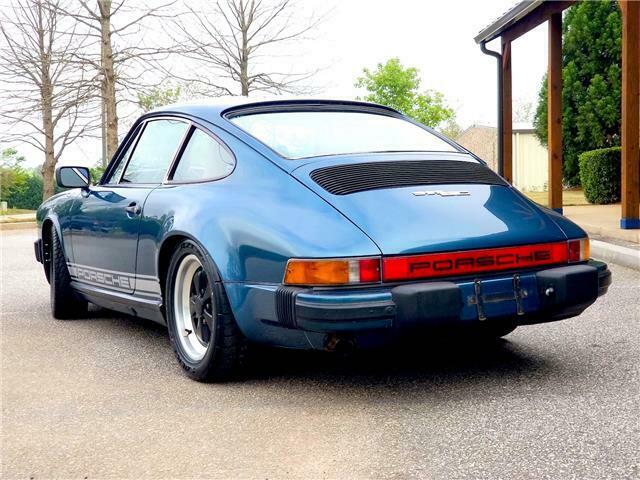 1979 porsche 911sc rare petrol blue new interior