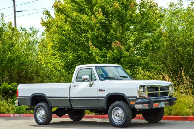 1992 dodge ram w-250 single cab le 4x4 5.9l cummins 12 valve turbo diesel!!!
