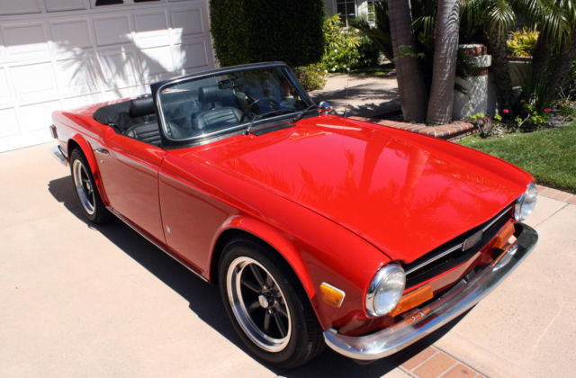 1973 triumph tr6, convertible, classic, great driver