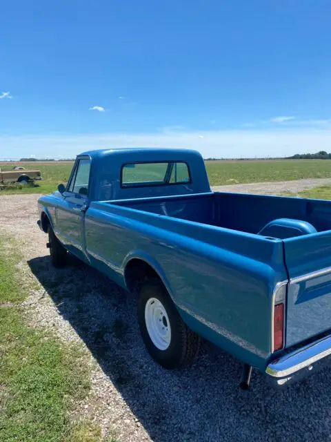 1967 gmc k15 blue 4wd manual super custom