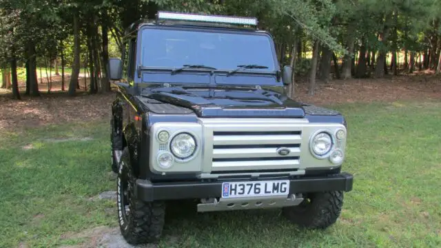 1990 land rover defender + enough free 100% solids epoxy to cover 3 car garage
