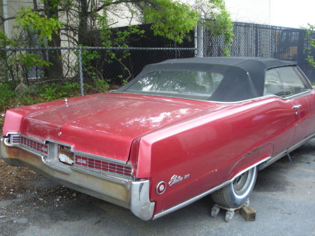 1969 buick electra 225 custom convertible with 440ci v8 engine for restoration