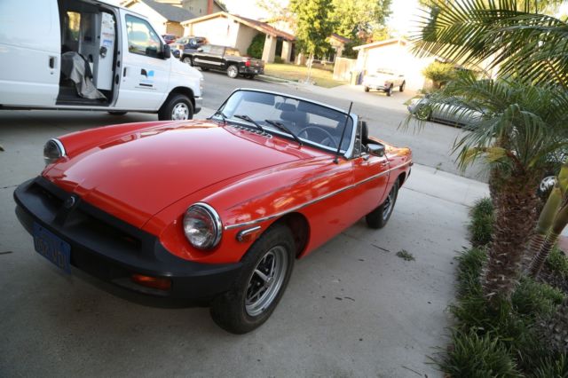 1978 mg mgb convertable only 16,497 original miles mint condition