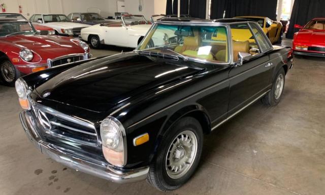 1969 mercedes 280 sl, manual