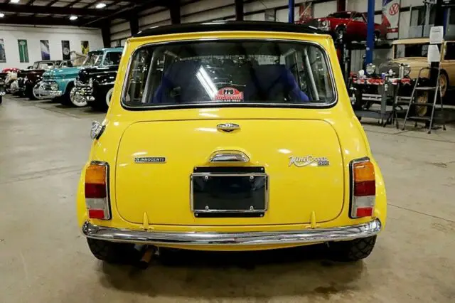 1975 mini cooper 94571 miles yellow coupe 1300cc i4 4-speed manual