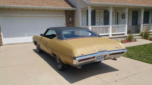 1969 buick skylark custom hardtop 2-door 5.7l 4bbl