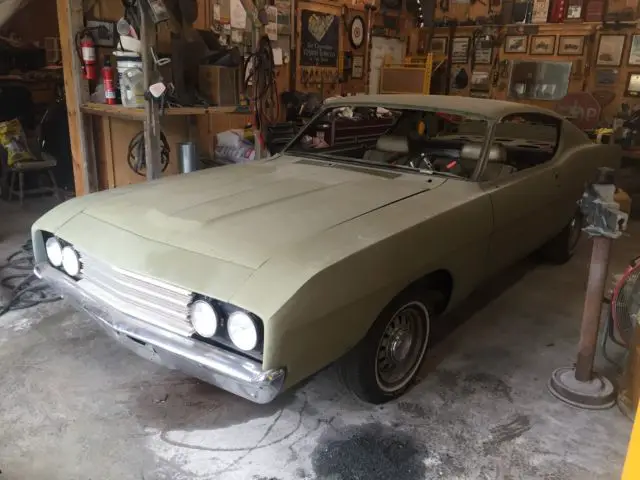 1969 ford torino cobra talladega 428 cj c-6 drag pack project many nos parts