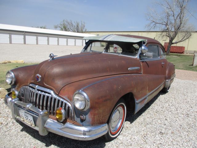 1946 buick super sedanette 100% original parked in 1960 farm fresh great patina