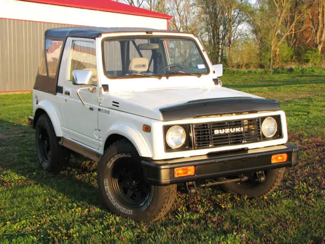 1987 suzuki samurai jx 4x4 suv restored 100 hp engine pkg. rust-free texas truck