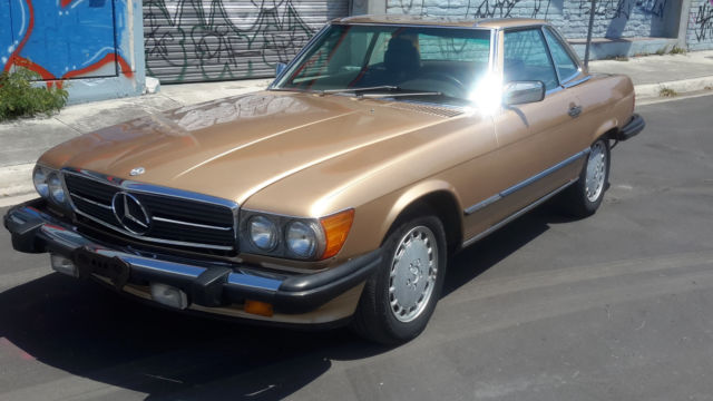 mercedes 560 sl with original window sticker