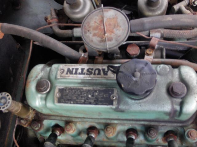 1966 austin healey sprite mk british racing green barn find good condition