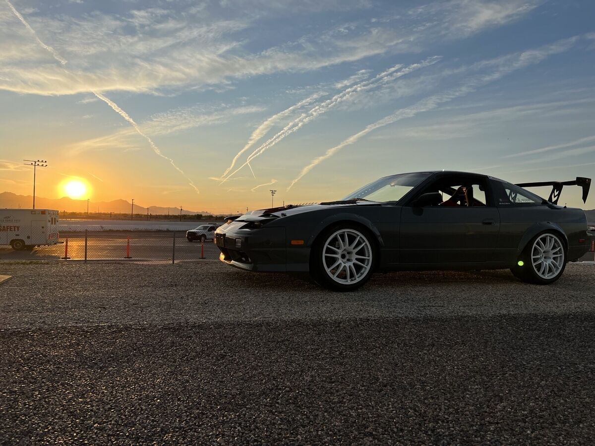 1990 nissan 240sx hatchback grey se