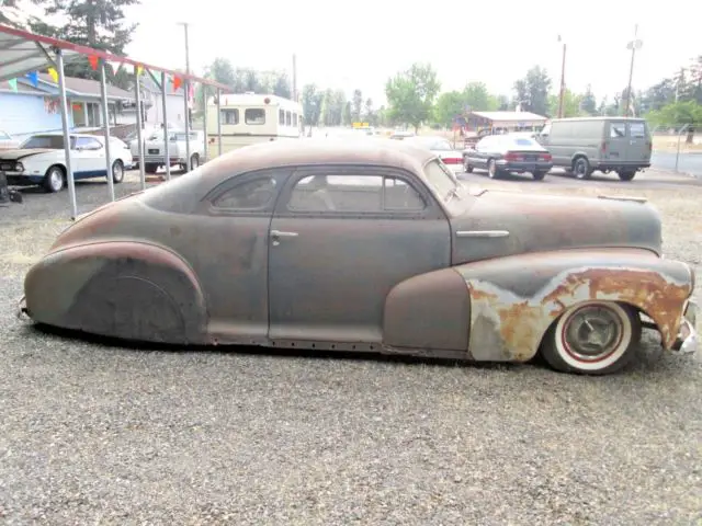 chopped 1948 chevy coupe rat rod taildragger lowrider barn find runs! no reserve